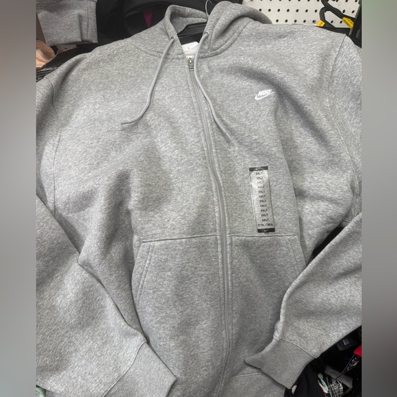 Nike men’s Gray Full-Zip Hoodie - Picture 2 of 2